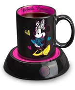 Disney MINNIE MOUSE 12 oz. Coffee Mug with Warmer | Perfect Disney Gift - $370.35 MXN