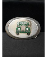 Vintage Green Enameled MACK Truck Belt Buckle, Trucker Trucking Logger L... - $550.09 MXN