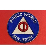WWII, CIVIL DEFENSE, NEW JERSEY, PUBLIC WORKS, PATCH, NO GLOW, CUT EDGED - £5.84 GBP