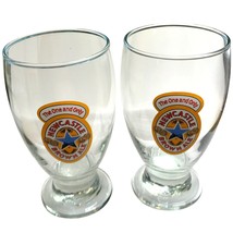 Set of 2: The One and Only...NEWCASTLE BROWN ALE, schooner beer glasses,... - $24.95