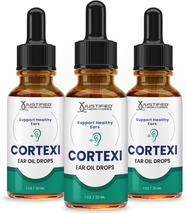 (3 Pack) Cortexi Ear Drops Cortexi Healthy Eardrum Oil Supports Healthy Ears Pre - £70.18 GBP