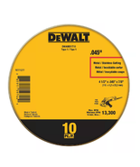 DeWALT DWA8051T10 4-1/2&quot;x0.45&quot;x7/8&quot; Type 1 Cutting Wheel, 10 Pack - €21,16 EUR
