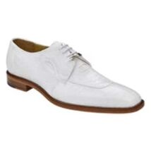 Mens Belvedere New Exotic Siena Genuine Ostrich Leather White 1463 image 3