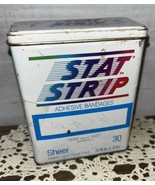 Vintage Adhesive Bandages Stat Strip TIN Hinged Nat’l Patent Medical Day... - $839.64 MXN