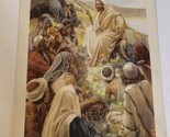 1959 Vintage Church Lithograph Jesus The Best Teacher 12 1/2” Tall - £6.23 GBP