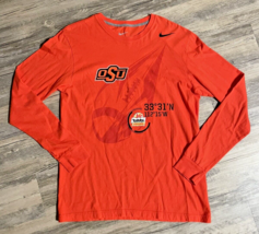 Oklahoma State Shirt Nike OSU Cowboys Tostitos Fiesta Bowl Orange Size Large - £7.70 GBP