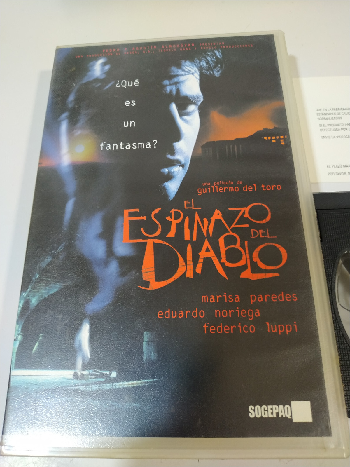 L'Espinazo Del Diablo Guillermo Del Toro Terrore - VHS Cinta Tape Spagnolo 3T Item image 6