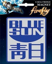 Firefly TV Series Blue Sun Logo Image Car Magnet Serenity NEW UNUSED - £3.99 GBP