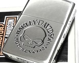 Harley Davidson Japan Limited Skull Logo Etching Silver Plating HDP-44 Z... - $95.45