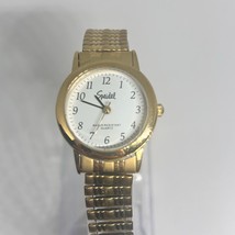 Speidel Gold-Tone White Dial Stainless Steel Women’s Watch New Battery - $24.25