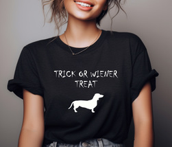 Dachshund Dog Trick or Wiener Treat T Shirt for Halloween, Dachshund Hal... - £7.53 GBP+
