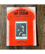 Vintage 1935 Sheet Music A Song of India Joe Sanders Ukelele Guitar - $148.33 MXN