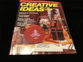 Creative Ideas for Living Magazine November 1984 Patchwork Tree Skirt - £7.97 GBP