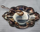 International Silver Deepsilver #548 Nut/Candy Dish With Silver Spoon - $15.63