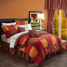 20-Piece Bonanza Bedding Sets Multi Stripe Orange KING - $85.49