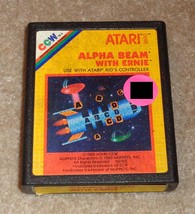 Atari 2600 Alpha Beam with Ernie Sesame Street Video Game Cartridge Tested+Works - £6.35 GBP