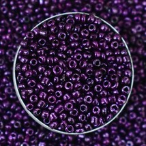 Seed Beads Glass Beads Craft Jewellery Making and Embroidery Dark Purple... - $10.29