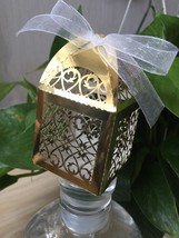 100pieces Wedding Favor Boxes with ribbon,Laser Cut Wedding Gift Packagi... - $34.00