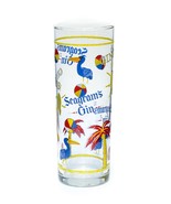 Seagram&#39;s Gin Ginius Colorful Cocktail Drinking Glass Beach  - $11.85