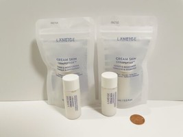 2 Laneige Cream Skin Cerapeptide Toner &amp; Moisturizer 0.5 fl oz 15 mL Tra... - $16.49