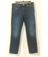Levis 511 Mens Jeans Size 34x32 Dark Wash Straight Leg Denim Pants VGC! - £15.57 GBP