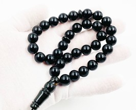 Islamic Prayer Beads Worry Beads Genuine Baltic Amber Tasbih Kehribar pressed - £174.06 GBP