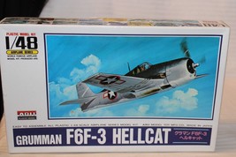 1/48 Scale ARII, Grumman F6F-3 Hellcat Airplane Model Kit #A330-800 BN Open Box - $80.00