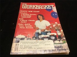 Workbasket Magazine January 1987 Crochet a Beaded Sweater, Knit Chunky Jacket - £5.60 GBP