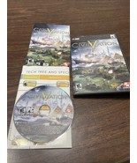 Civilization 5 - Sid Meier (PC, DVD, 2010) complete w/ manual and poster - $10.88