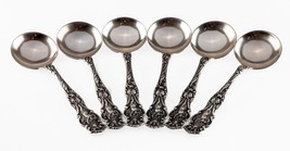 Lot of 6 Wallace Bouillon Soup Spoons in Scarce Irian Pattern! Nice - $395.12