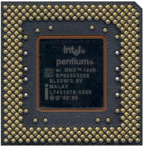 CPU Intel Pentium Mmx SL23W 200MHz Presa 7 - £34.82 GBP