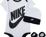 Nike unisex-baby Bodysuit Beanie Set - £19.11 GBP