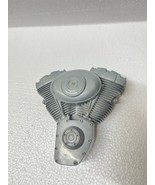 HARLEY DAVIDSON MOTOR CYCLES - 3-D TWIN-CAM 88 MOTOR, PEWTER METAL CONTA... - $59.39