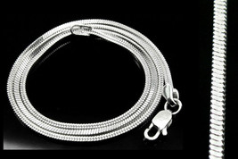 Stylish Real Solid Silver Square Link Design Silver Chain 18&quot; - $48.73