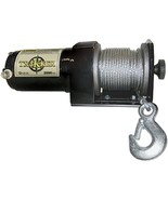 KEEPER Electric Winch, 2,000 lb. Single Line Pull, 12V DC, Black - $141.96