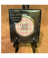 Rae Dunn Beauty Essentials, &#39;SMILE.&#39; Compact Mirror-NIP - £9.63 GBP