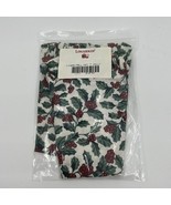 VTNG Longaberger Tall Key Basket Liner Traditional Holly Cottage Christm... - €10,35 EUR