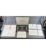 Vintage Autobridge Playing Board 1946 w/ 36 Dbl Sided Deal Sheets - $27.66