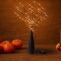 Halloween Branch Lantern Decoration, 2 Packs 1.5Ft 70 Orange Fairy Light... - $50.99