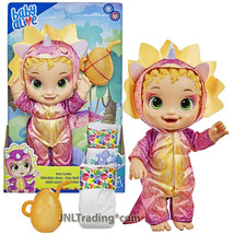 Yr 2020 Baby Alive 12&quot; Doll Caucasian DINO CUTIES Triceratops w/ Diaper &amp; Bottle - £39.95 GBP