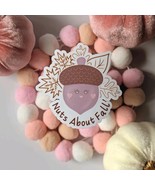 Nuts About Fall Acorn Vinyl Sticker - $2.85