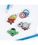 Yoobi X Marvel Avengers Kawaii Erasers ~ 4-Pack ~ Hulk ~ Thor ~ Captain ... - €12,84 EUR