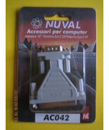 NUVAL AC042 F-SUB-D Adapter 25P / M SUB-D 9P - $5.57