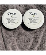 2 *DOVE Intensive Cream Nourishing Skin Care* 2.53oz Travel Jars Lot New... - $20.89 CAD