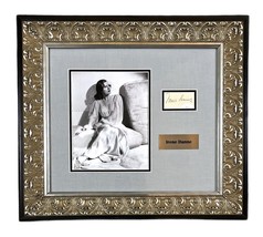 Irene Dunne Autographed Signed Album Page w/PHOTO Framed Jsa Authentic Hollywood - $399.99