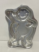 Vintage Barney the Purple Dinosaur Aluminum Cake Pan (Wilton, 1993) - £4.81 GBP