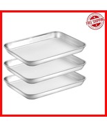 Elegant 3-Piece Set of Small Baking Sheets - Rust Resistant and Easy Clean - $56.46 CAD