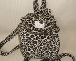 Hello Kitty Sanrio Leopard Print Draw String Mini Backpack  Vintage  2000 - $19.79