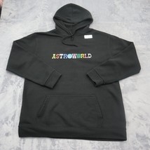 Astro World Hoodie Womens 2X Black Casual Retro Sweatshirt Wish You Were... - $23.75