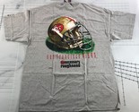 Vintage San Francisco 49ers T Shirt Mens Extra Large Grey Necessary Roug... - $29.69